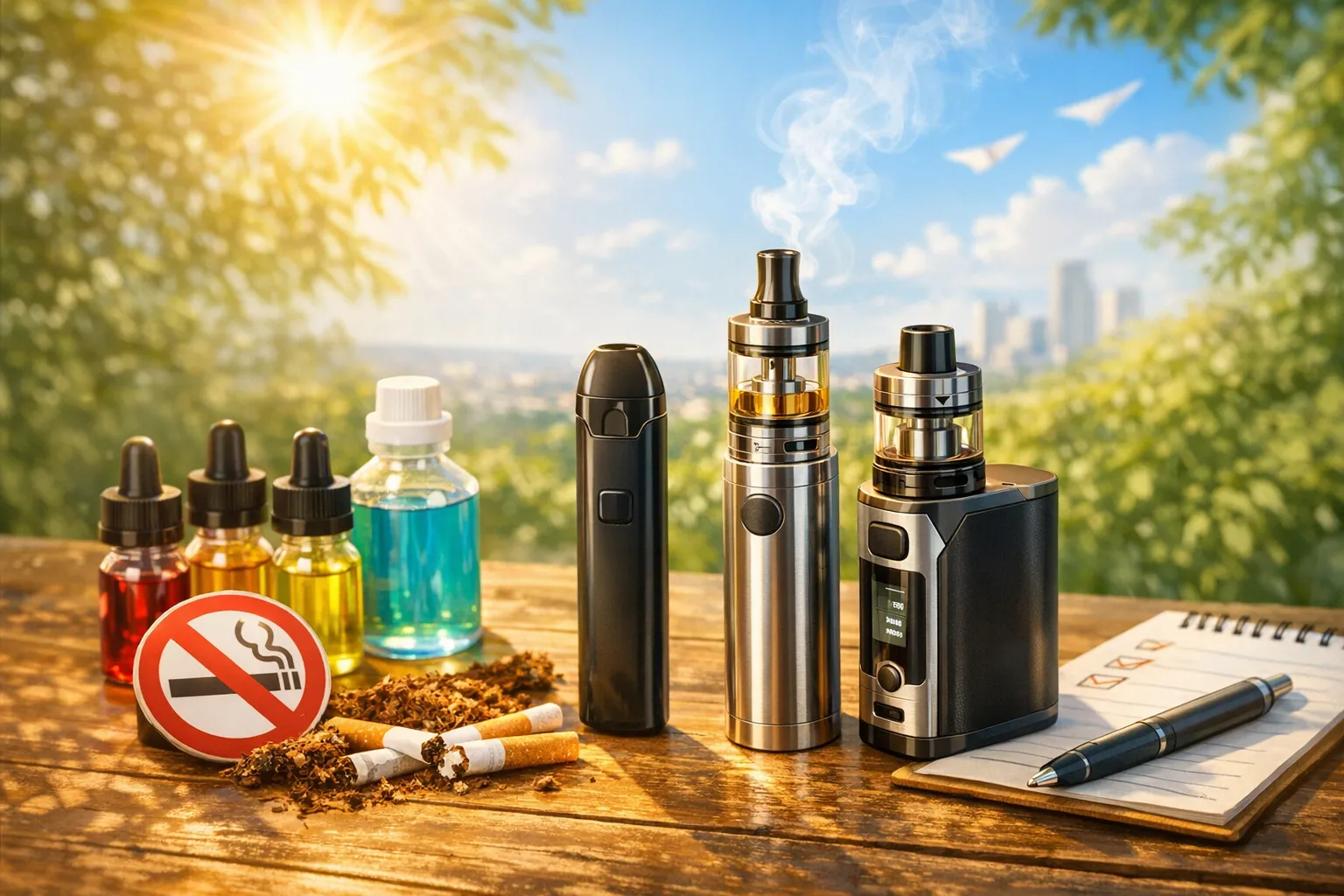 Choisir sa cigarette électronique et son e-liquide en 2026 : le guide simple pour bien débuter le sevrage tabagique