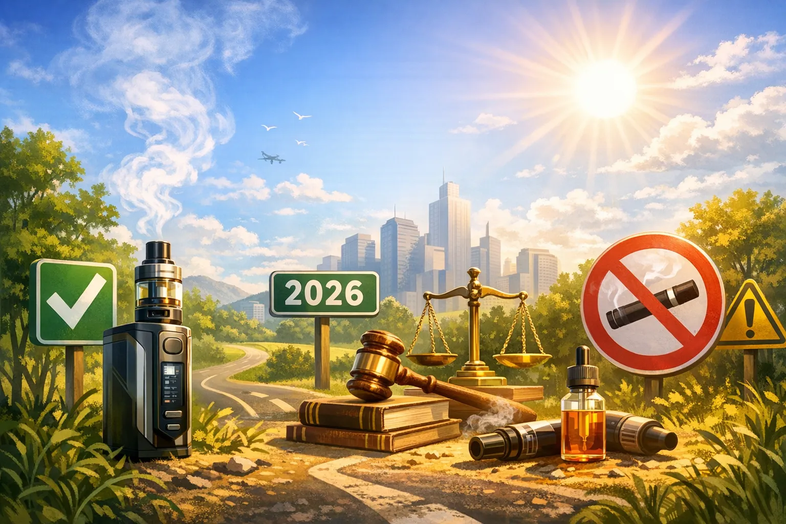 Cigarette électronique en 2026 : ce que la loi autorise, interdit et change pour les vapoteurs