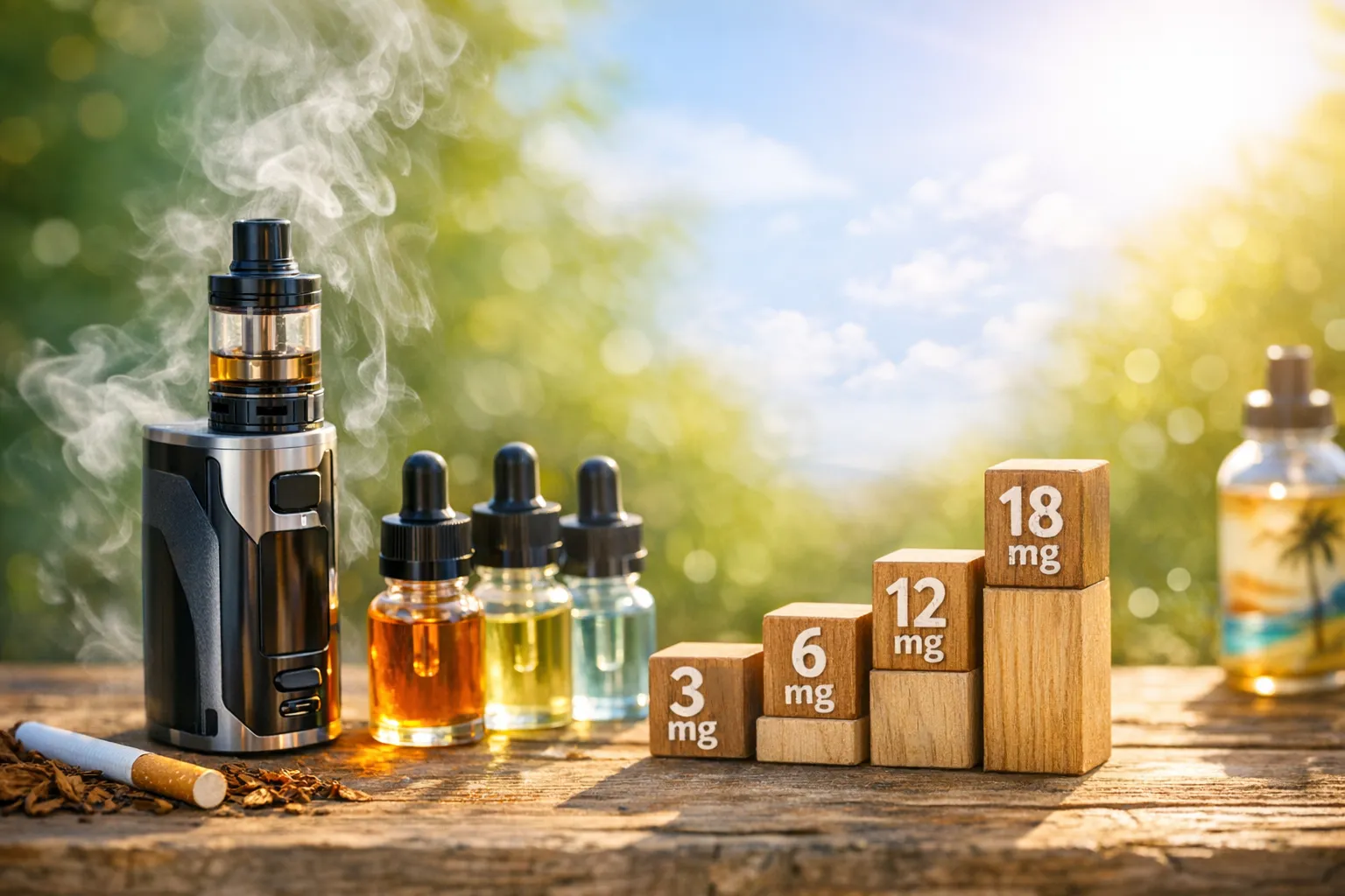 Comment choisir son taux de nicotine pour réussir sa transition vers la vape